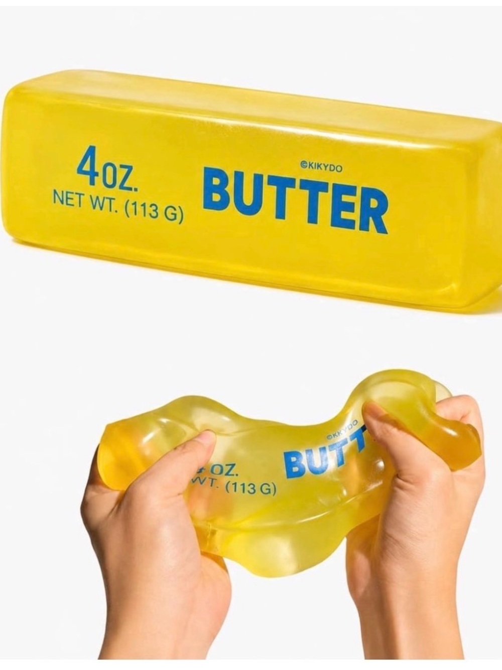 Butter Vaseline Yellow Squishy Butter Block squishy Toy